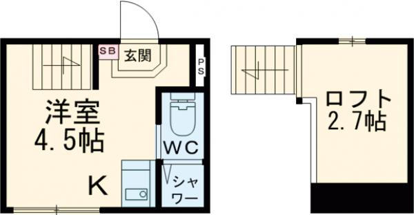 Latte池袋本町の間取り