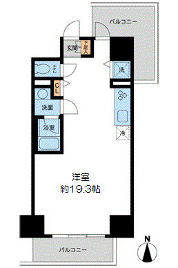 ウィルテラス千葉中央の間取り