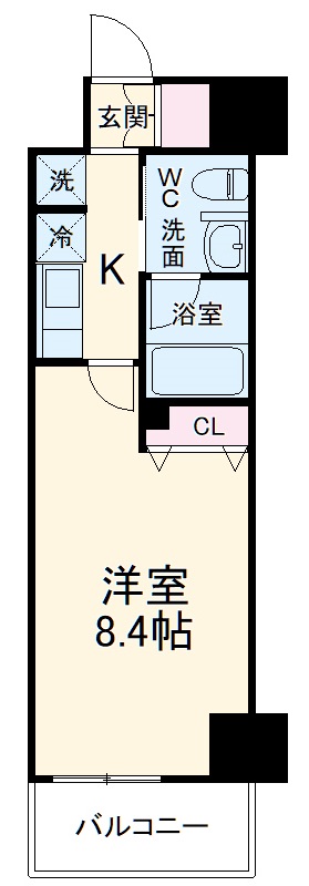 ウィルテラス千葉中央の間取り