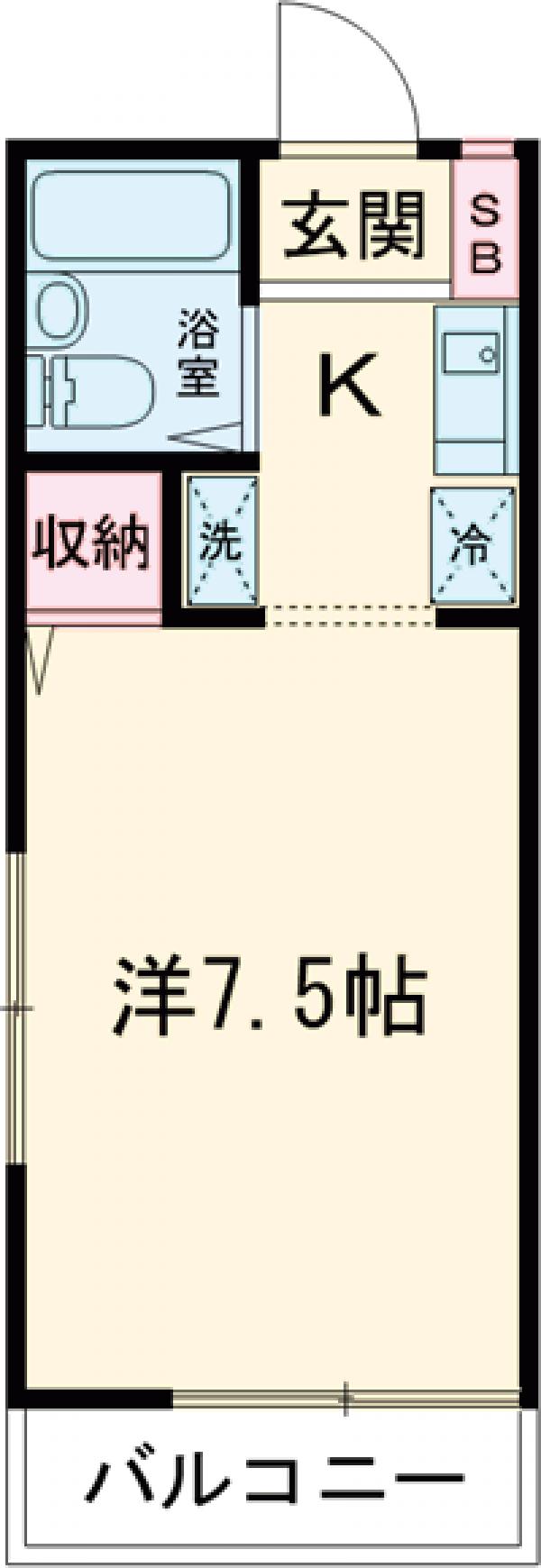 サニーハウスの間取り