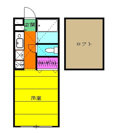シュタットMの間取り