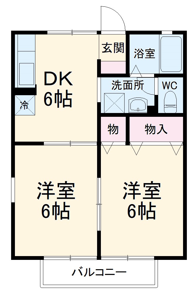 フェニックス Cの間取り