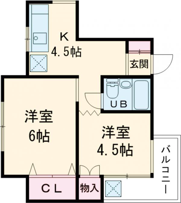 遠藤マンションの間取り