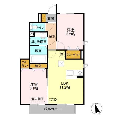 おゆみ野ドリームマウンテン Dの間取り