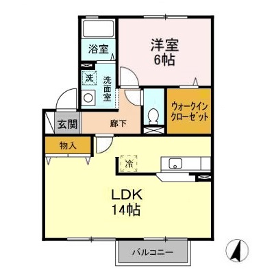 イーストサンハイムの間取り