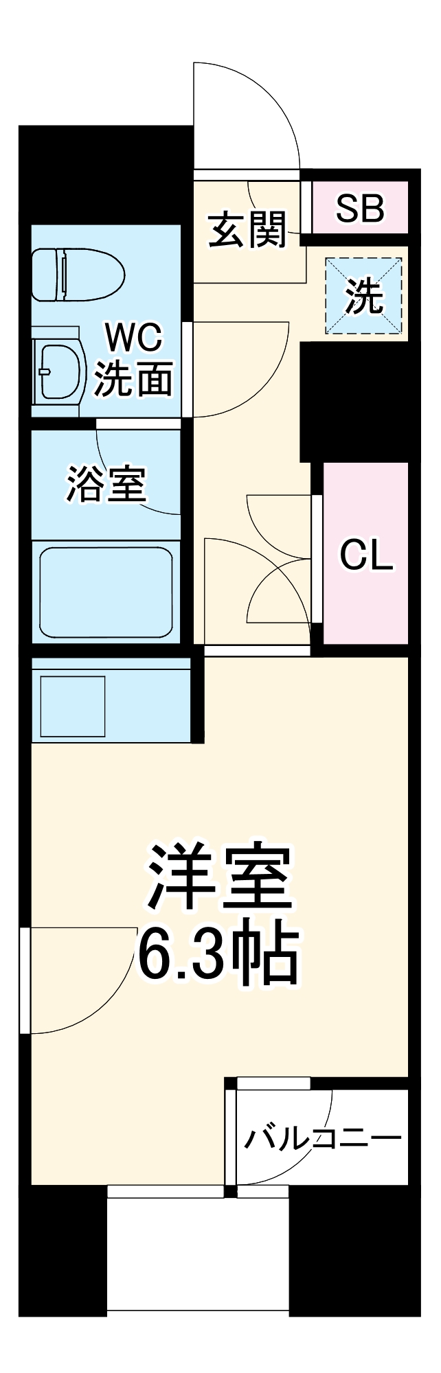 SEASCAPE千葉みなとの間取り