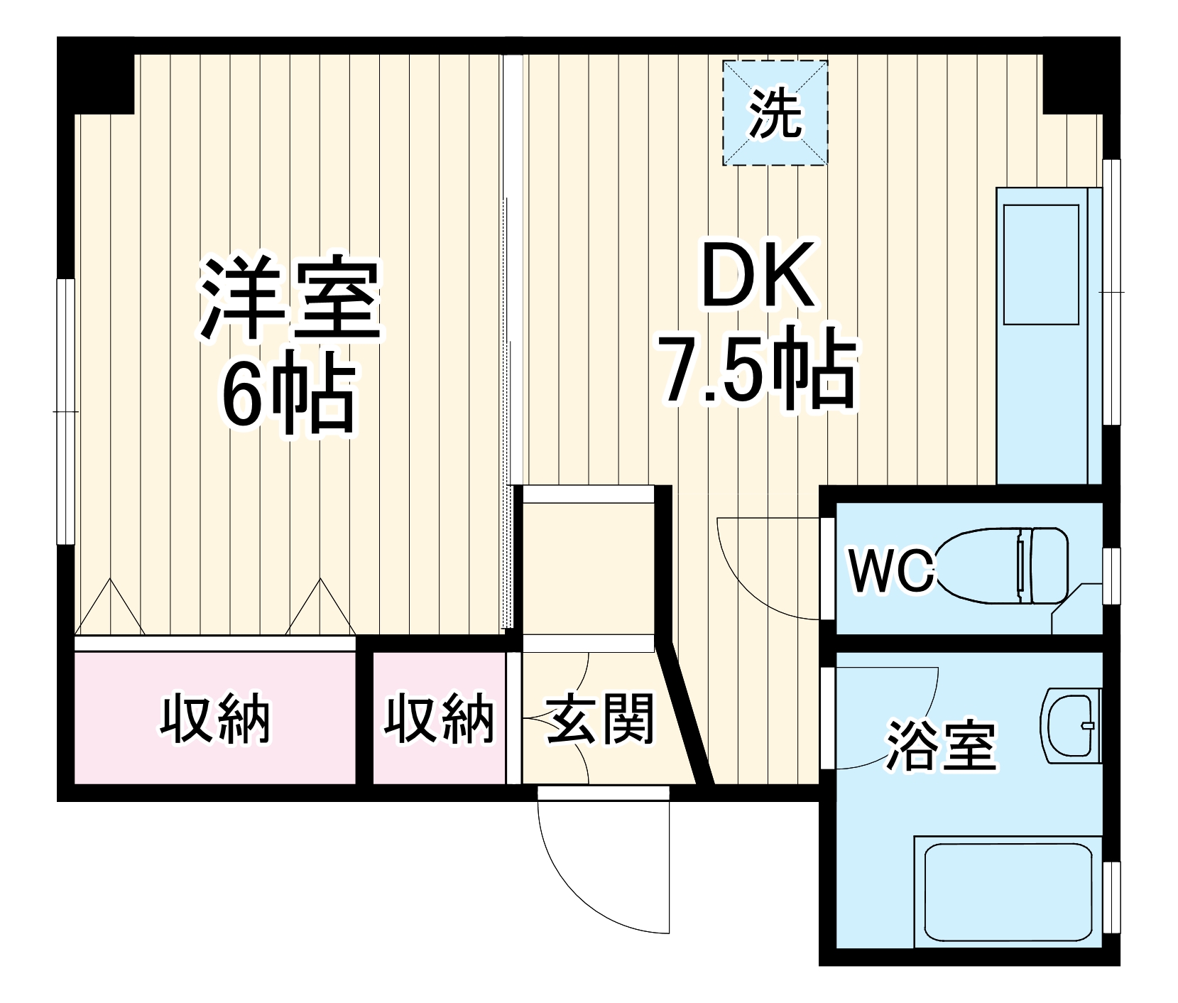 セブンハイツの間取り