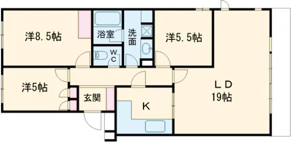 ラフィネ荻窪の間取り