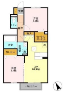 レムロード・Mの間取り