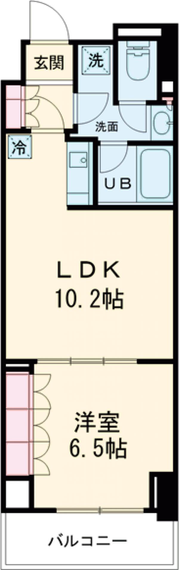 レジディア杉並方南町の間取り
