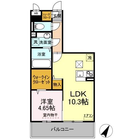 アヴニール21の間取り
