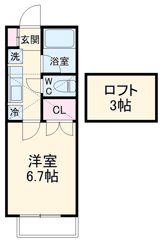 リューデスハイムⅤの間取り