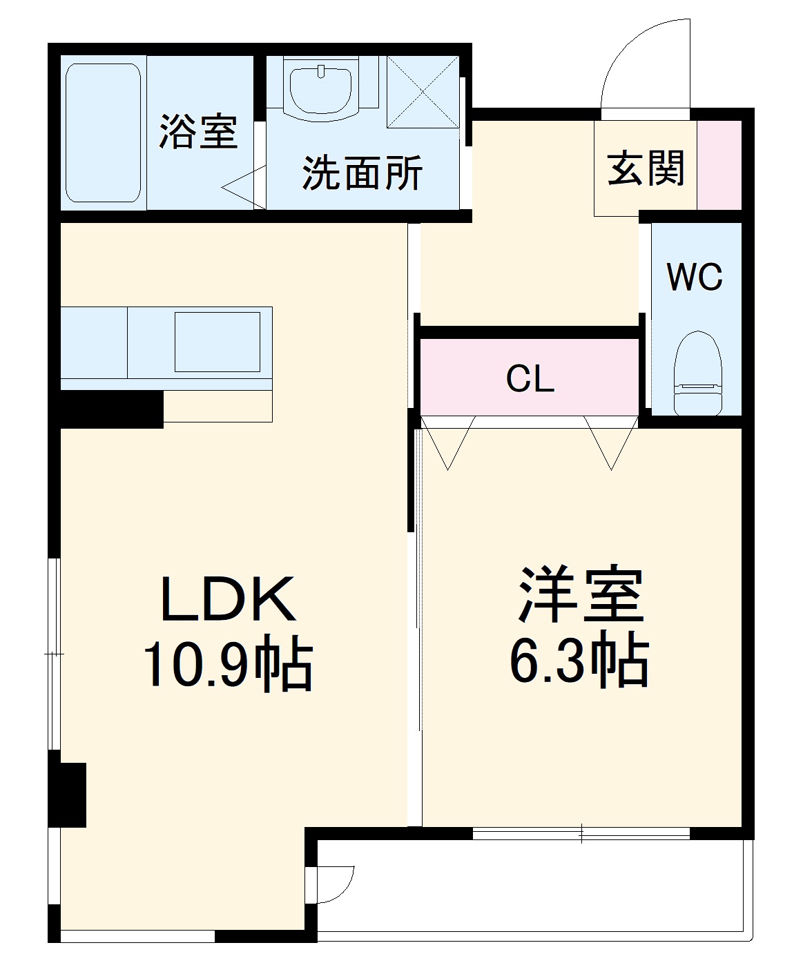 CASA　RIVIERAの間取り