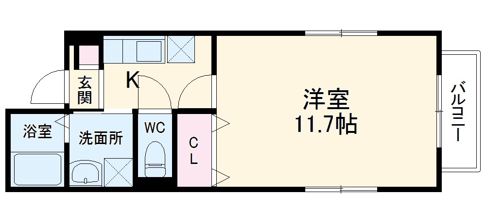 アムールS・K・Tの間取り