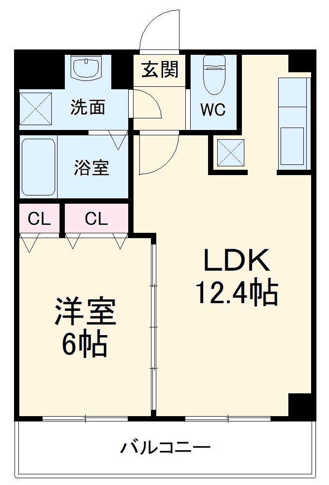 メイ アジュール登戸の間取り