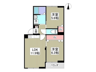 タウンコート旭町の間取り
