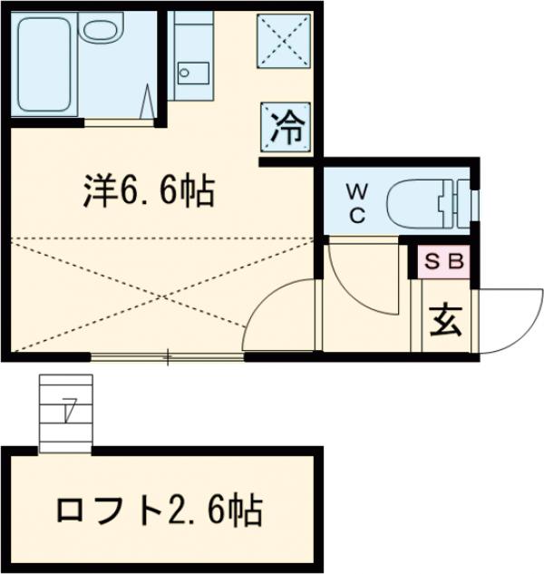 パンテール西荻の間取り