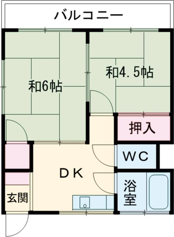 セブンハイツの間取り