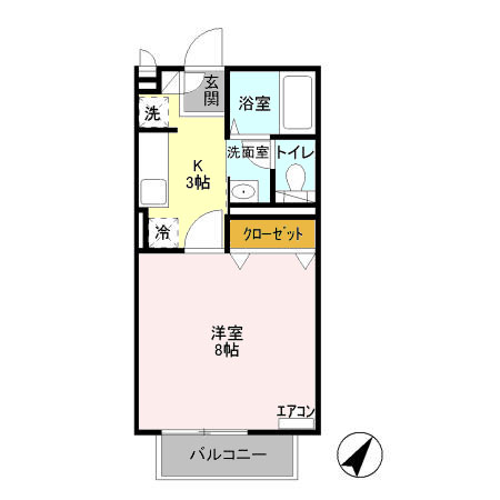 メルヴェールⅡの間取り