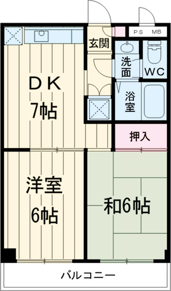 サンコートの間取り