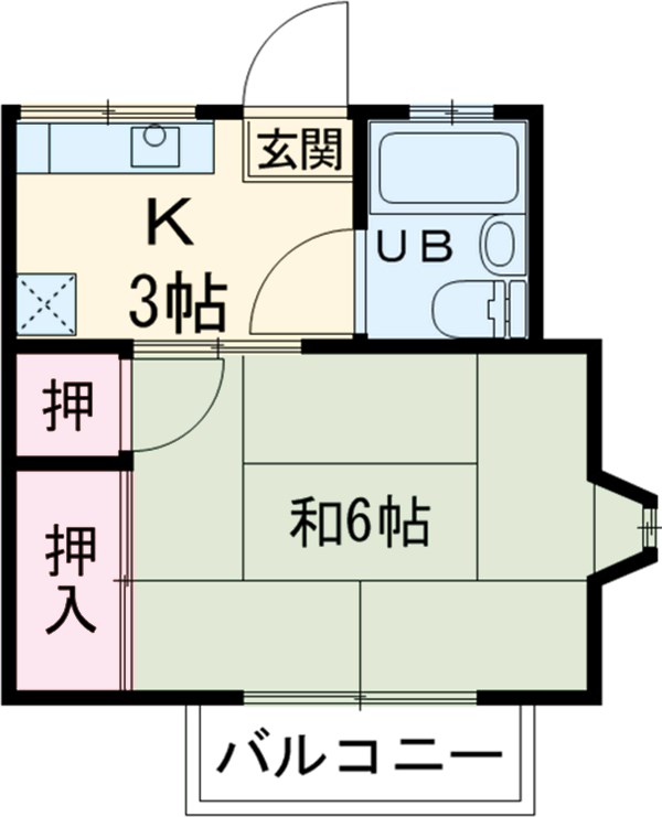 美樹ハイツの間取り