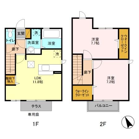 Toit Vertの間取り