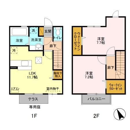 Toit Vertの間取り