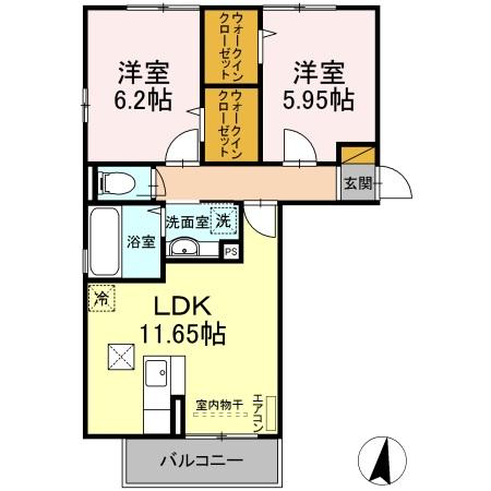 シャルマンⅡの間取り
