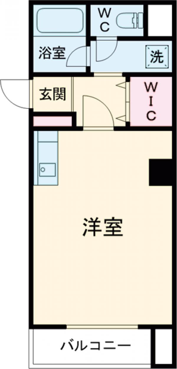 グランデージ都・102号室の間取り