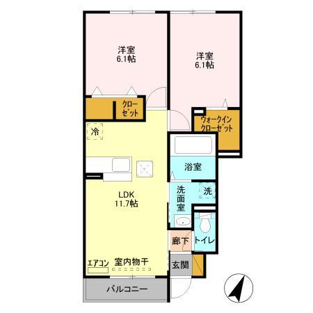 グリーンヴィラの間取り