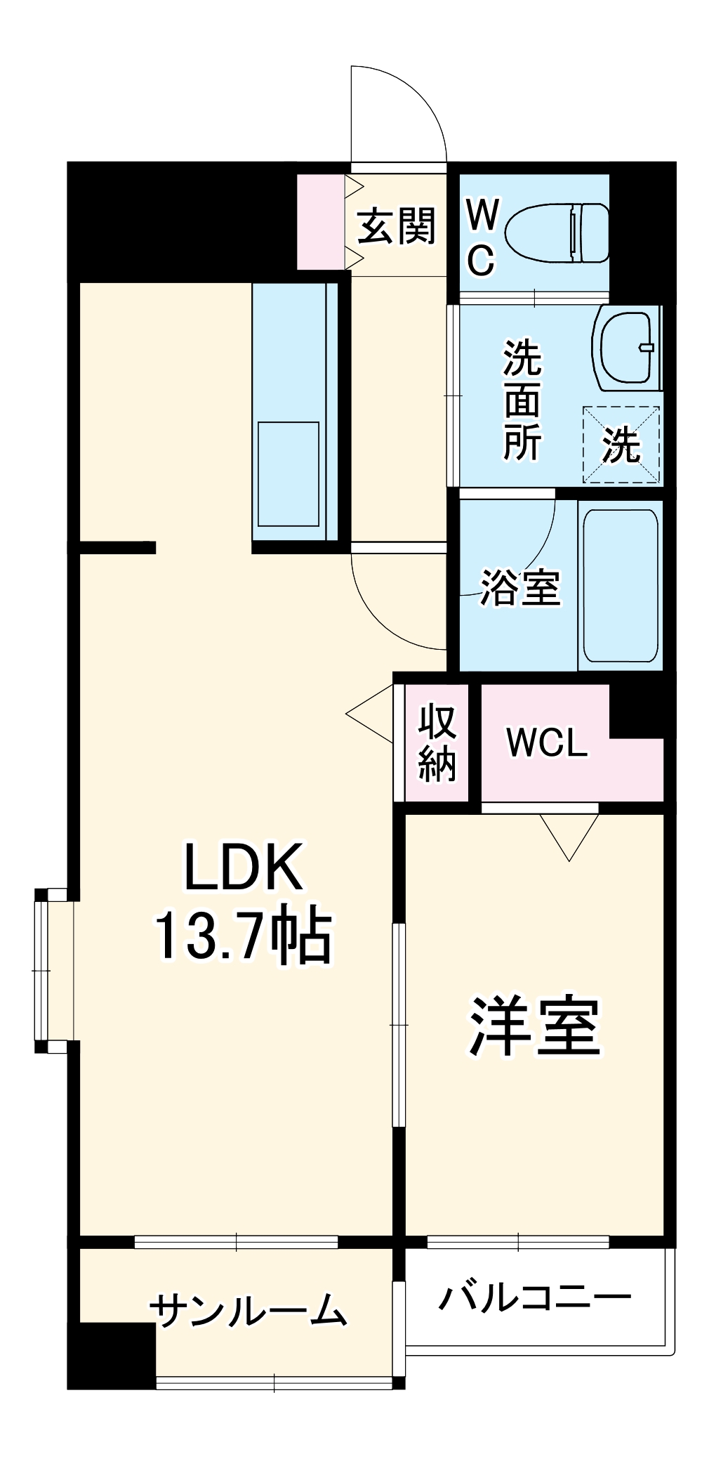 あいさきがけの間取り