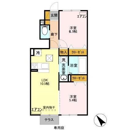 ゼルコバリーフⅡの間取り