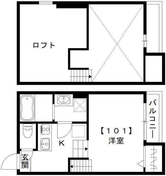 シェンヌ千葉中央の間取り
