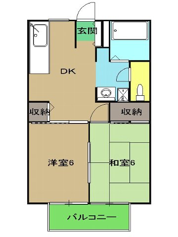 ルミエールCの間取り
