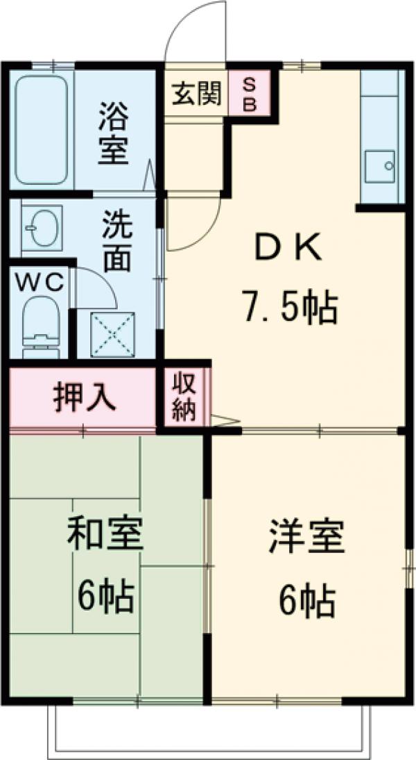フォーブル北小岩の間取り