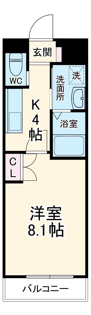 サンライツKの間取り