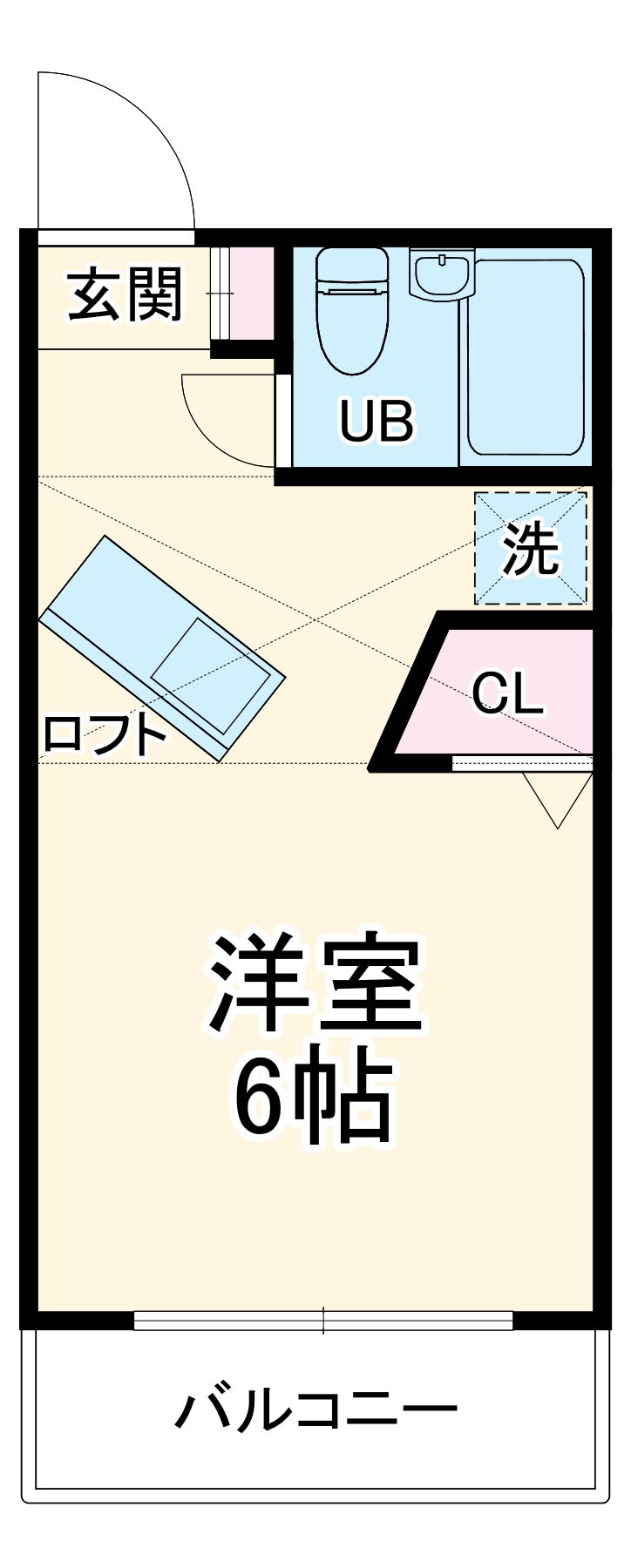 ラ・プリマヴェーラの間取り