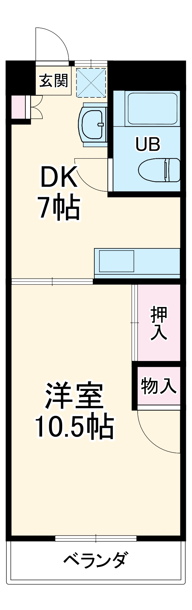 ネクストジェイ都賀の間取り