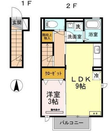 サニーフラットの間取り