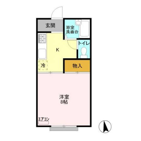 グリーンウッドハイツBの間取り