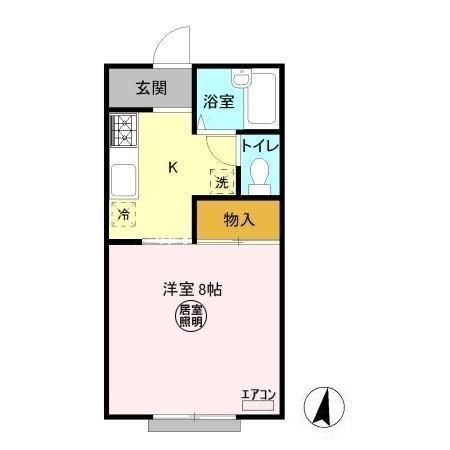 グリーンウッドハイツBの間取り