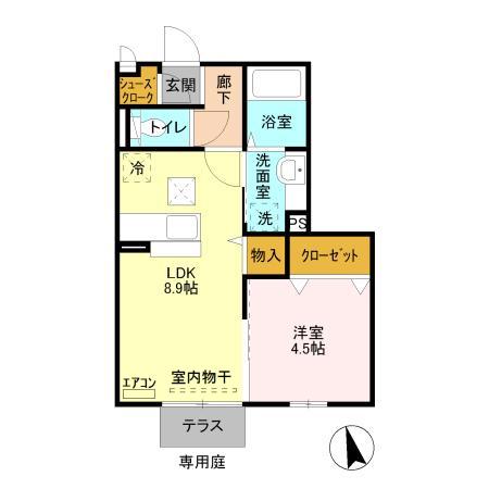 コマンドゥールの間取り