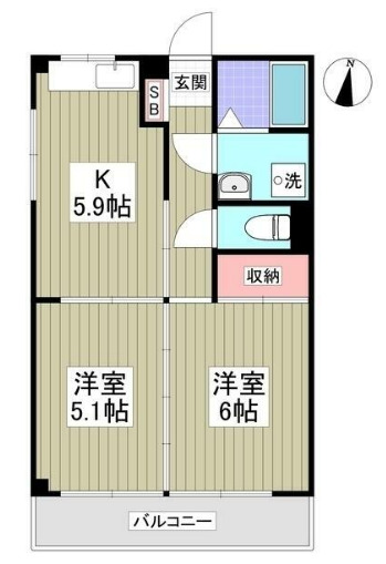 ダイワプラザ都の間取り