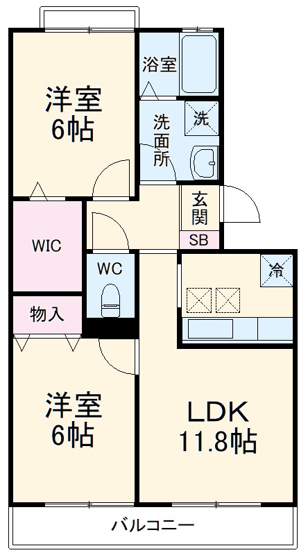 グリーンヒルズの間取り