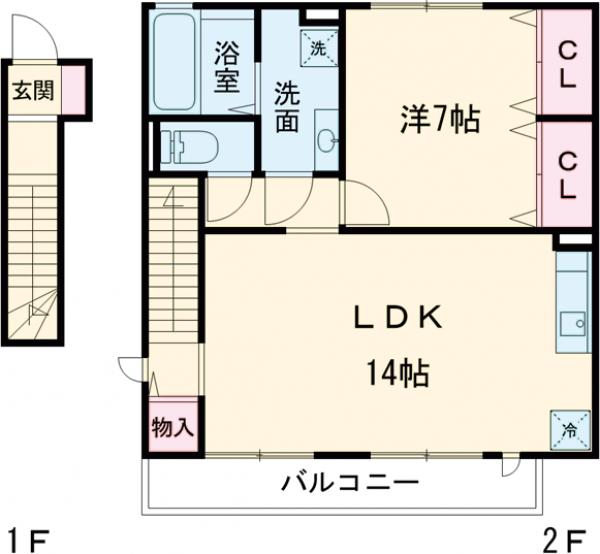 シャンテ杉並の間取り