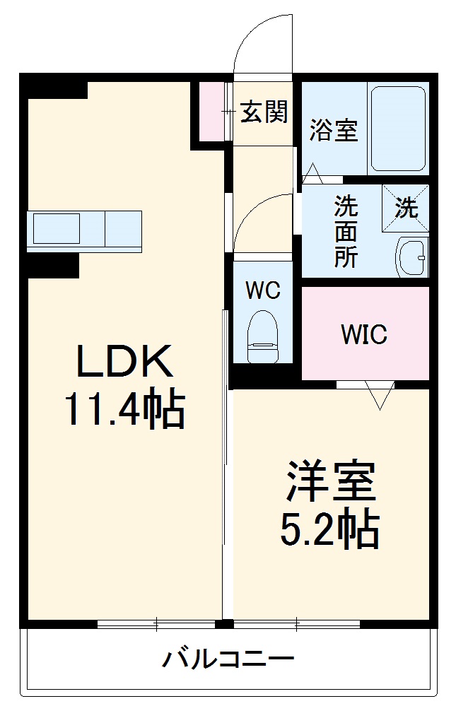 フルール さくらの間取り