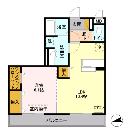 フルール さくらの間取り