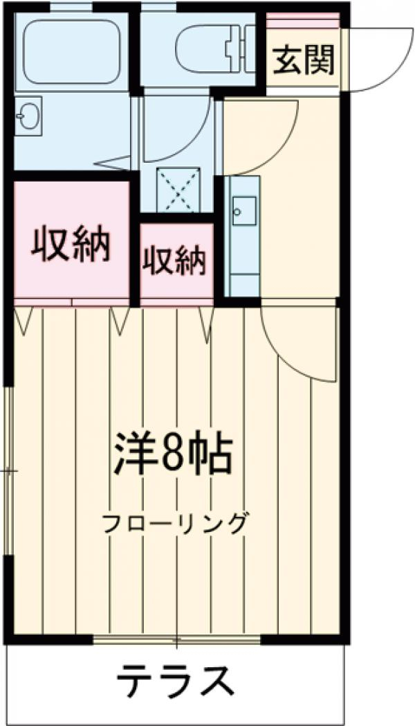 シャンブルクレールⅡの間取り