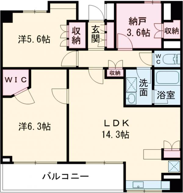 KDXレジデンス町田の間取り