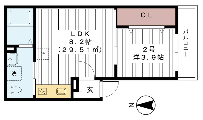 フィオーレの間取り
